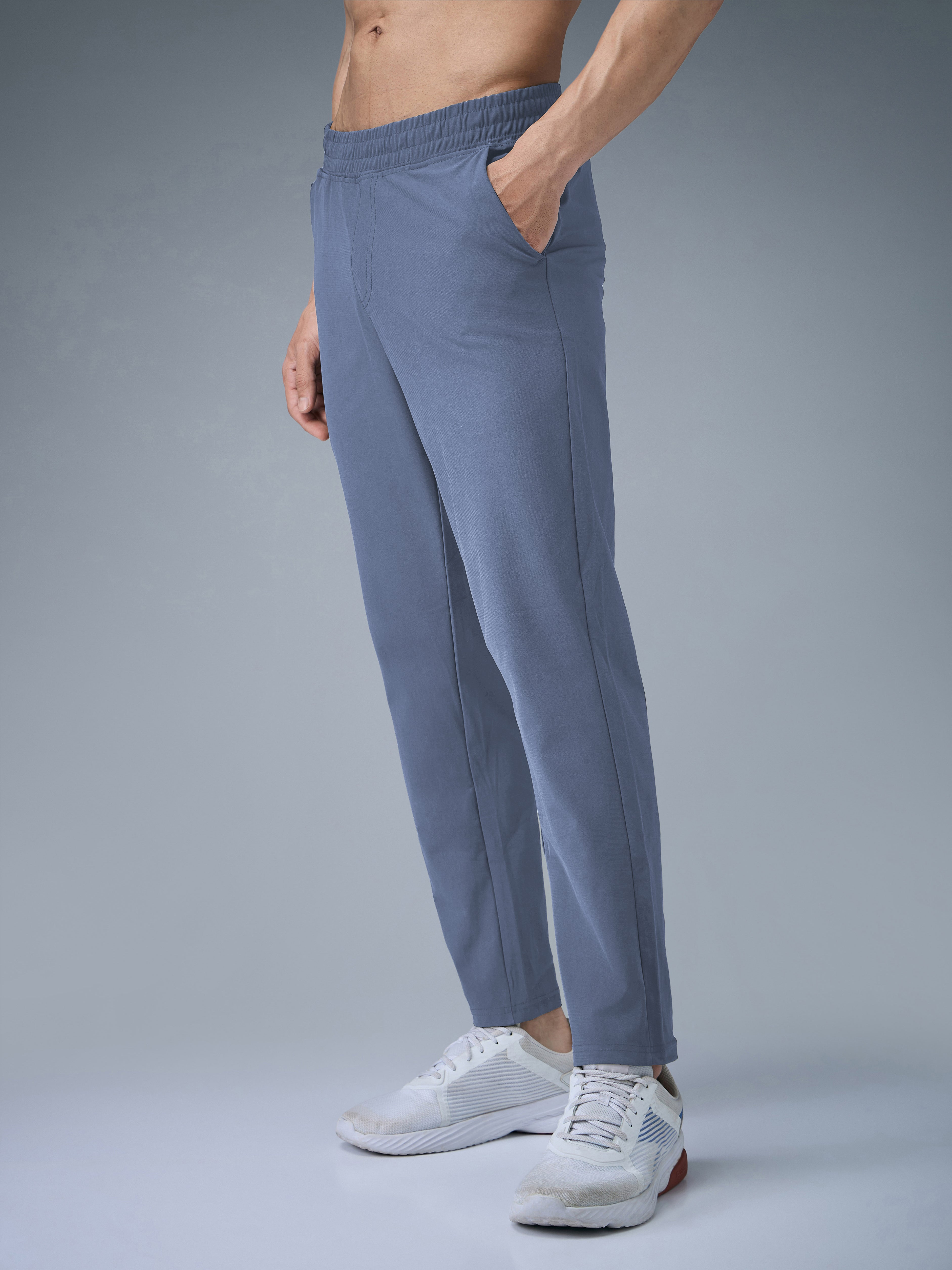Technosport Men Relax Fit Trackpant - OR89 - VINTAGE INDIGO