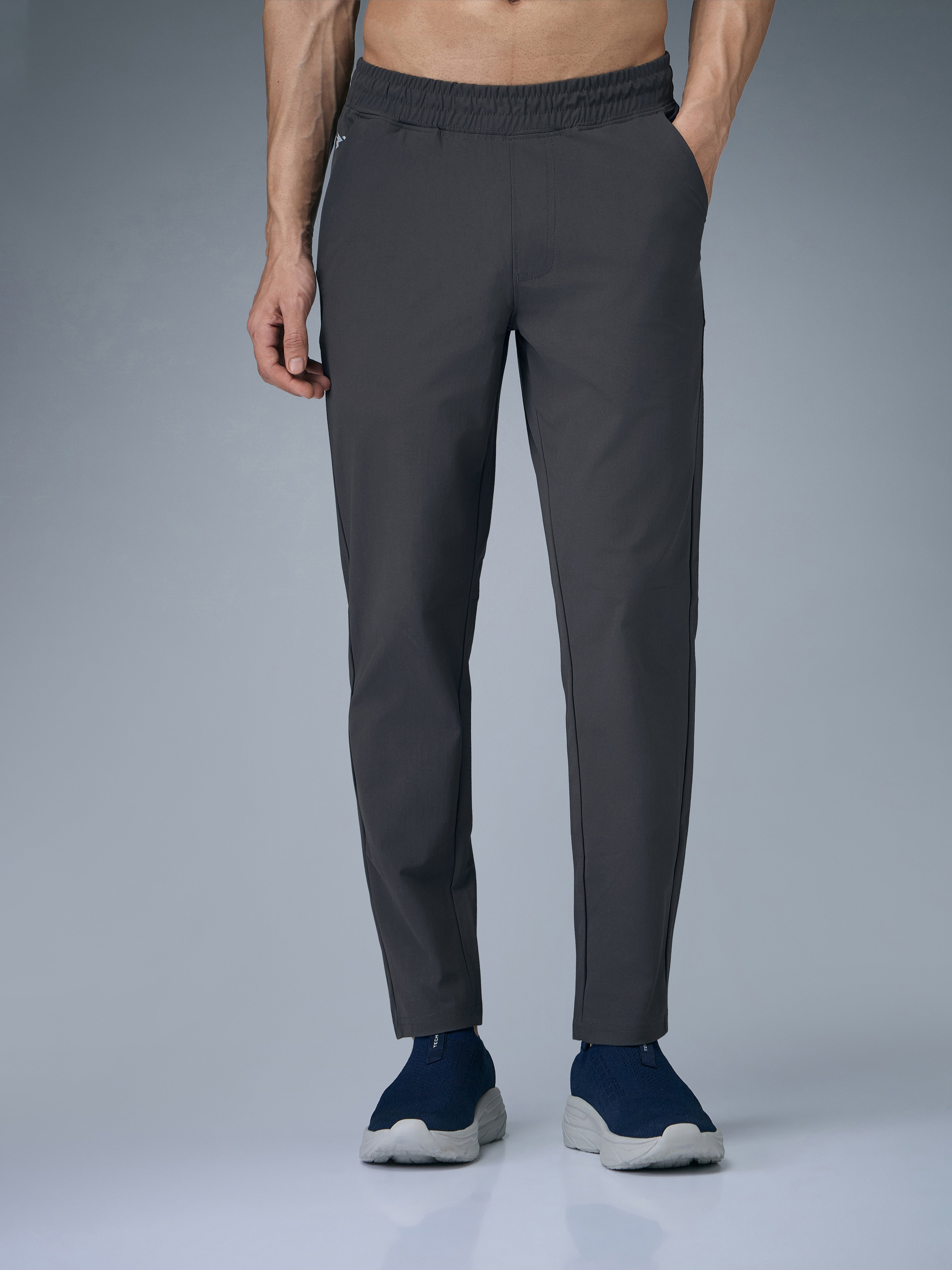 Technosport Men Relax Fit Trackpant - OR89 - WOODLAND GRAY