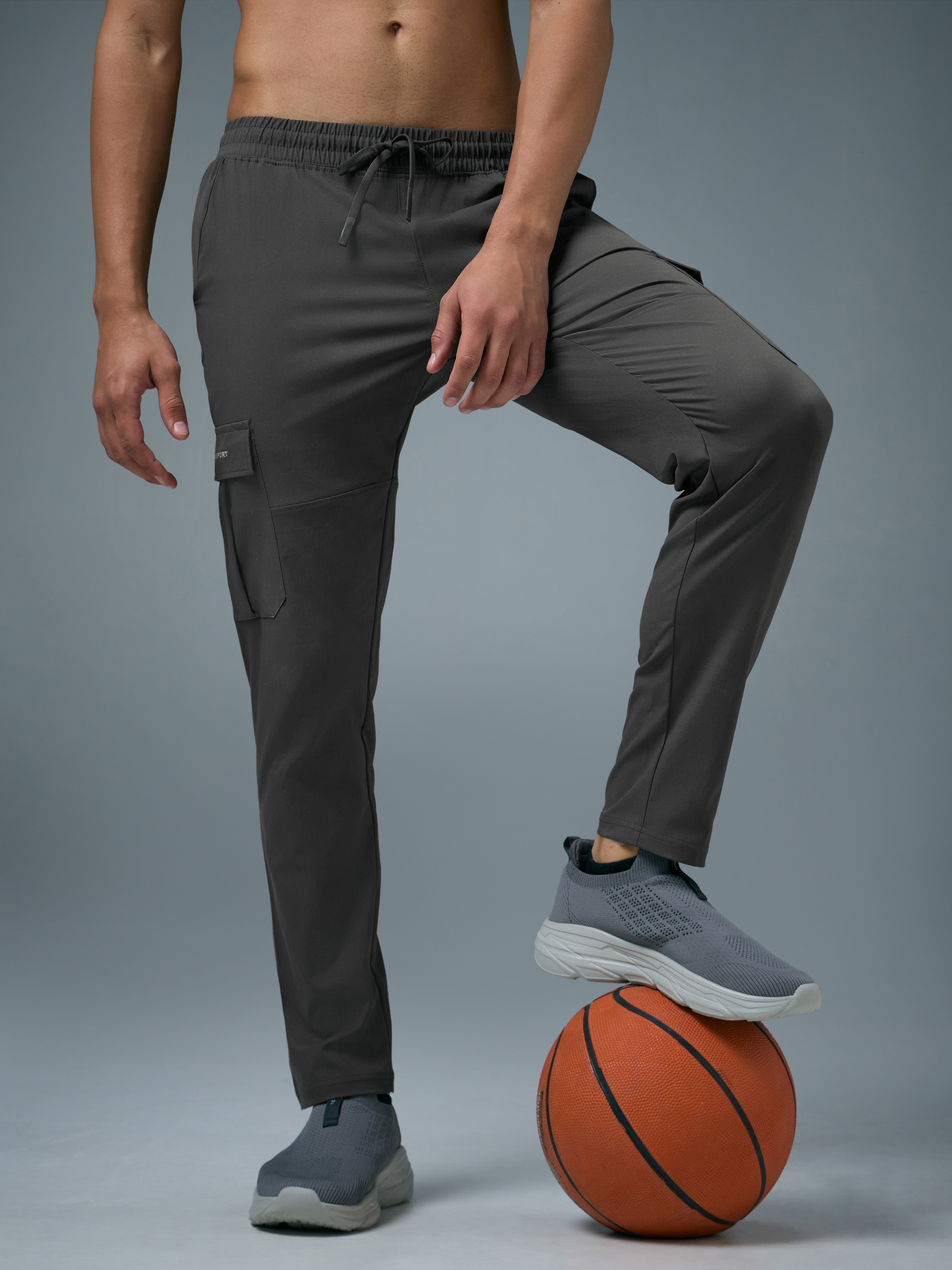 Technosport Cargo Trackpant (TS Flexi) - OR99 - BLACK