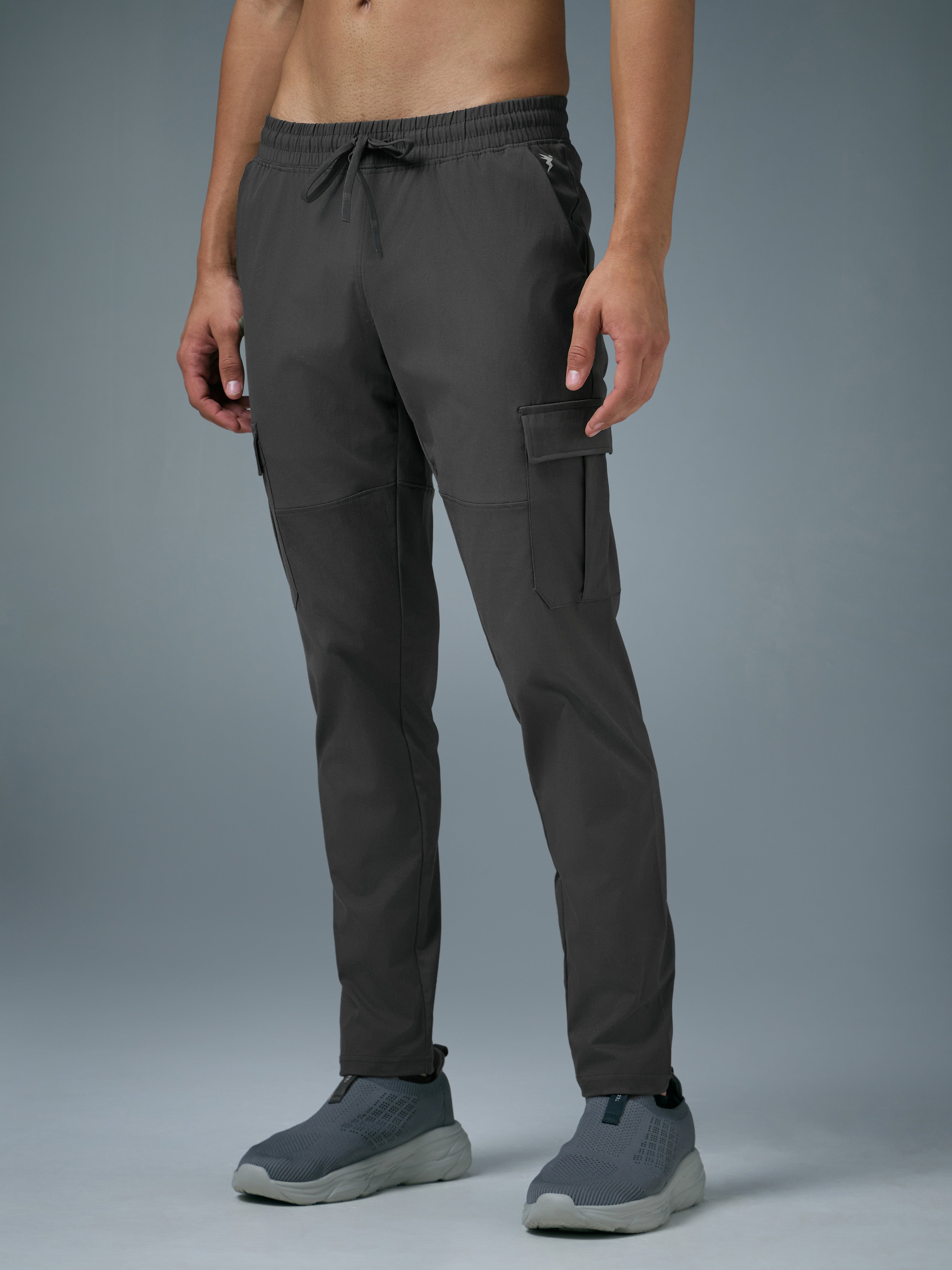 Technosport Cargo Trackpant (TS Flexi) - OR99 - BLACK