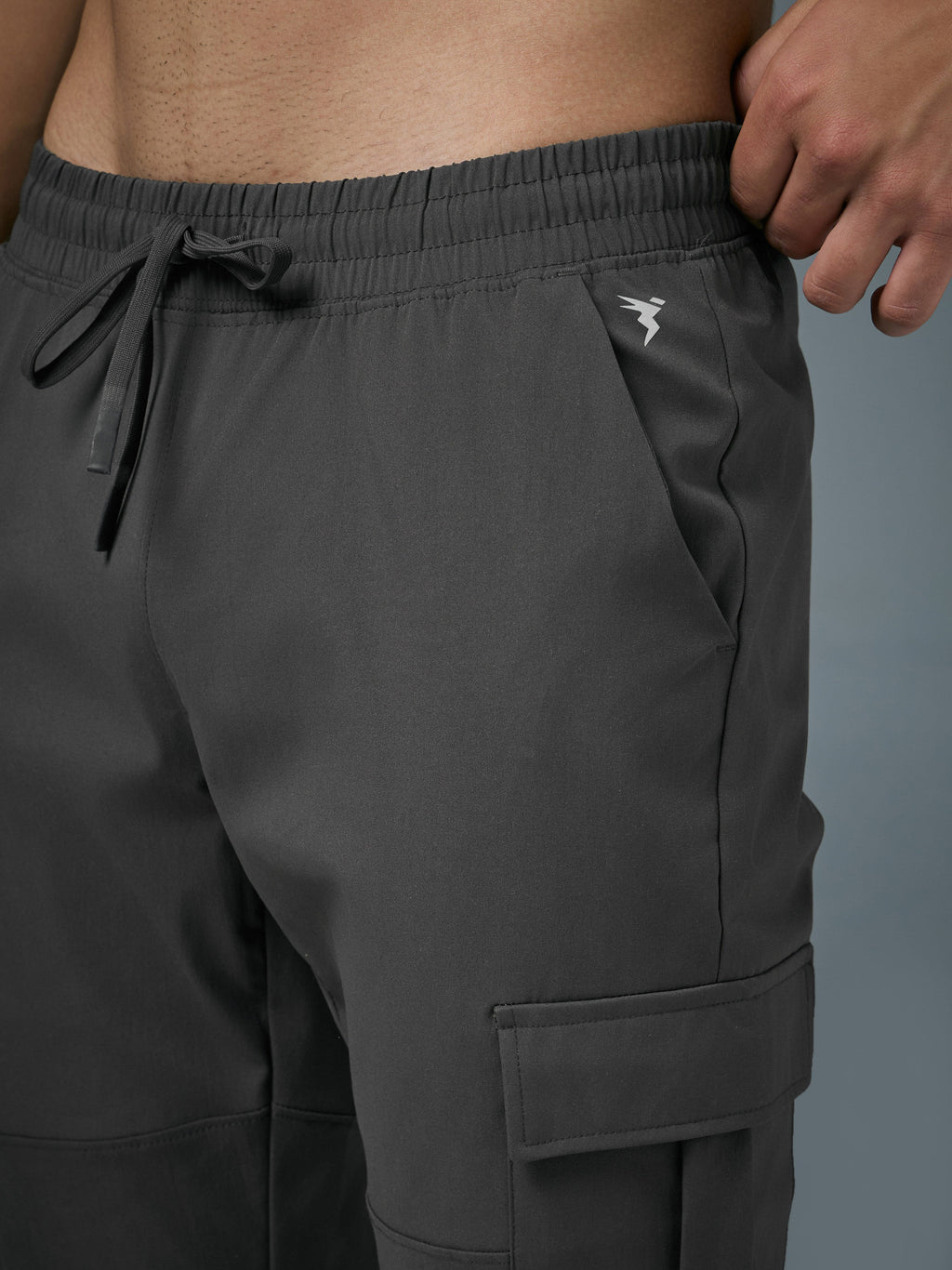 Technosport Cargo Trackpant (TS Flexi) - OR99 - BLACK