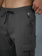 Technosport Cargo Trackpant (TS Flexi) - OR99 - BLACK