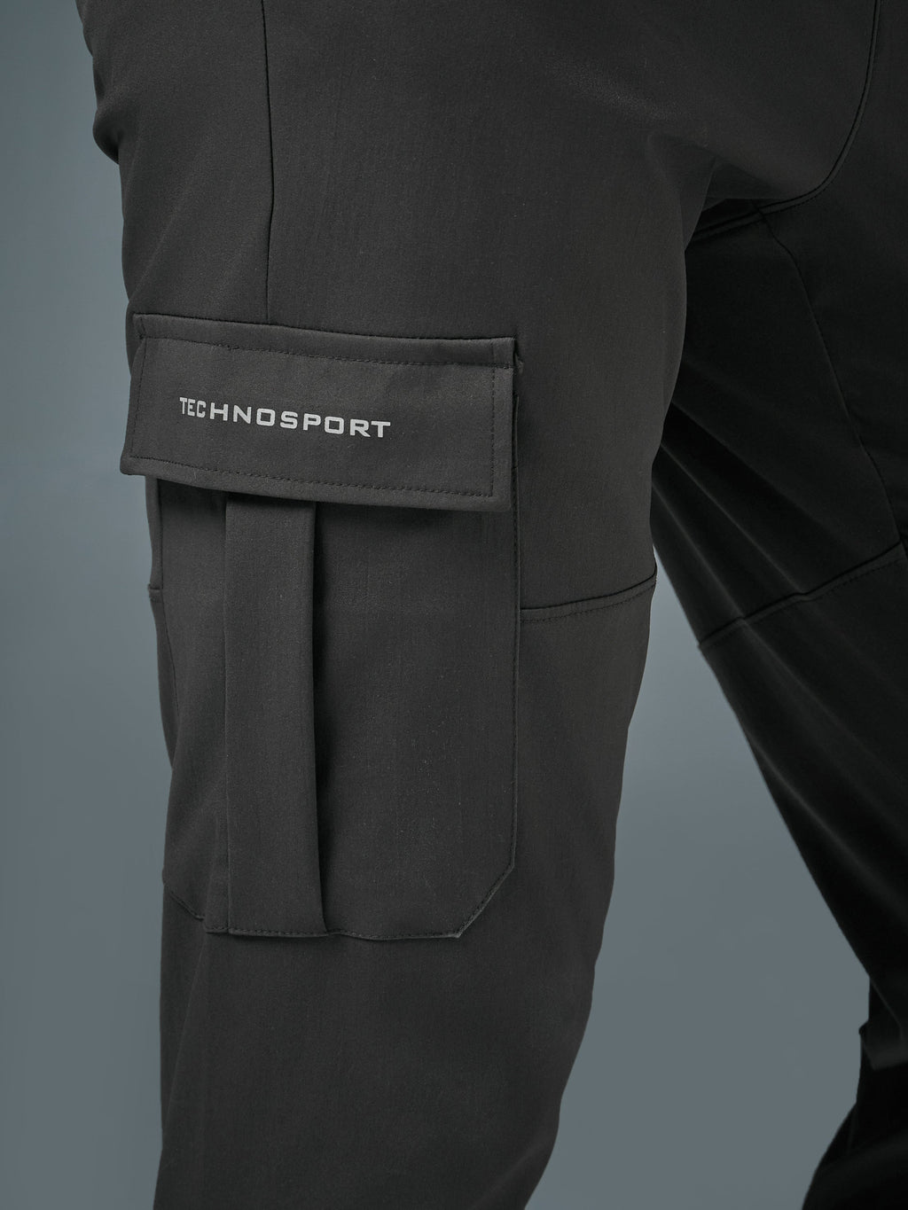 Technosport Cargo Trackpant (TS Flexi) - OR99 - BLACK