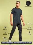 Technosport Cargo Trackpant (TS Flexi) - OR99 - CITY GREY