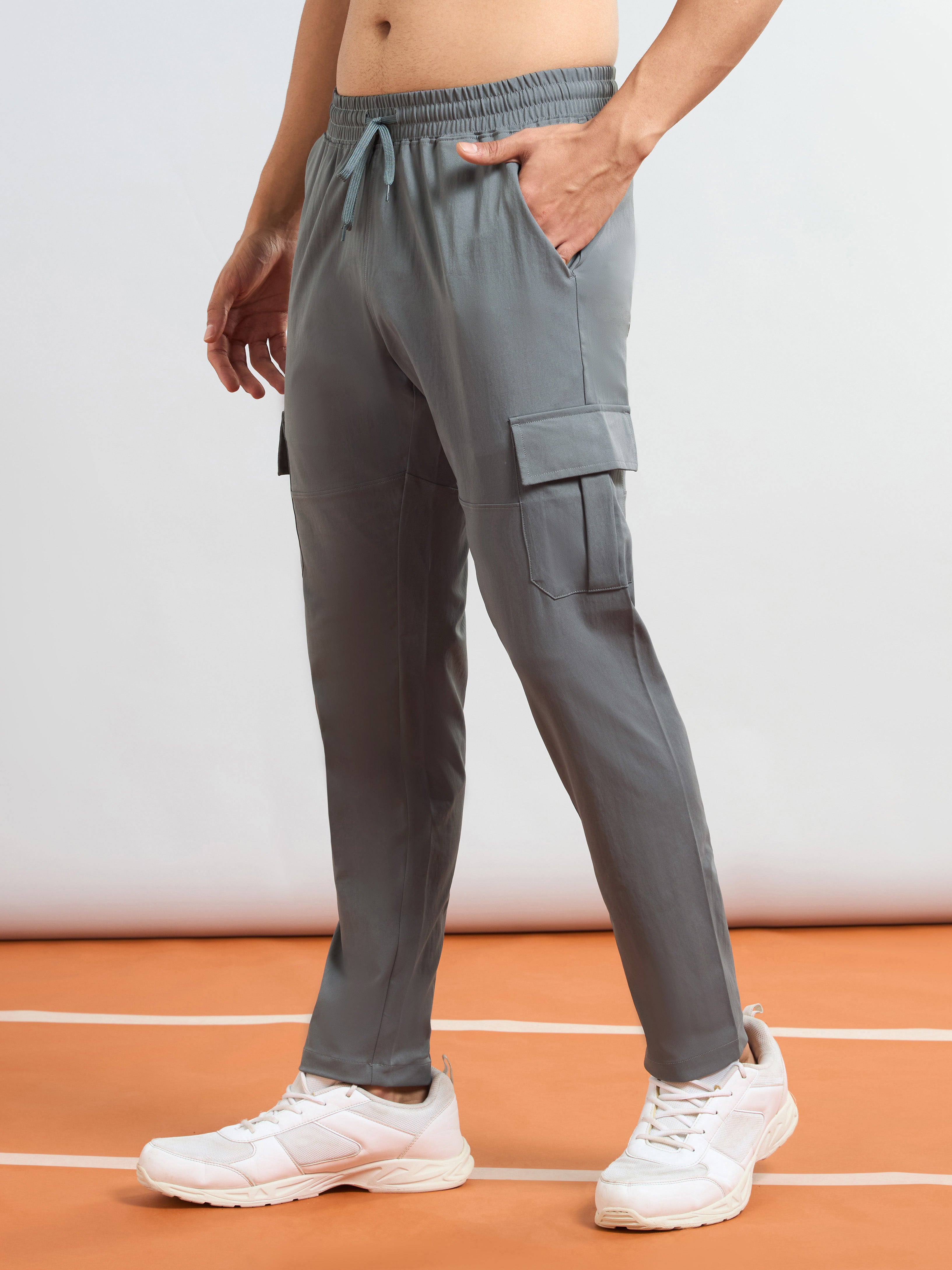 Technosport Cargo Trackpant (TS Flexi) - OR99 - IRON GREY