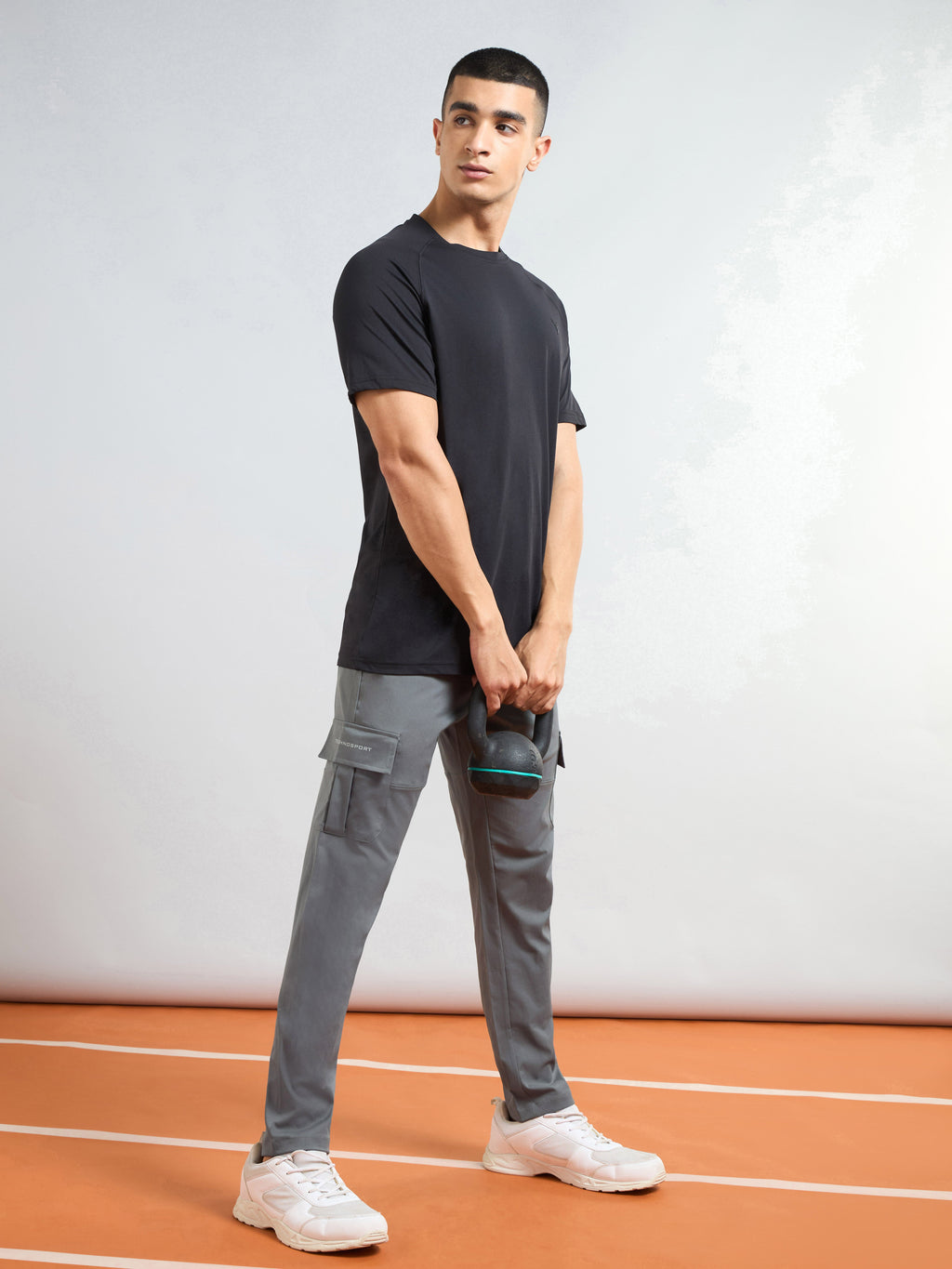 Technosport Cargo Trackpant (TS Flexi) - OR99 - IRON GREY