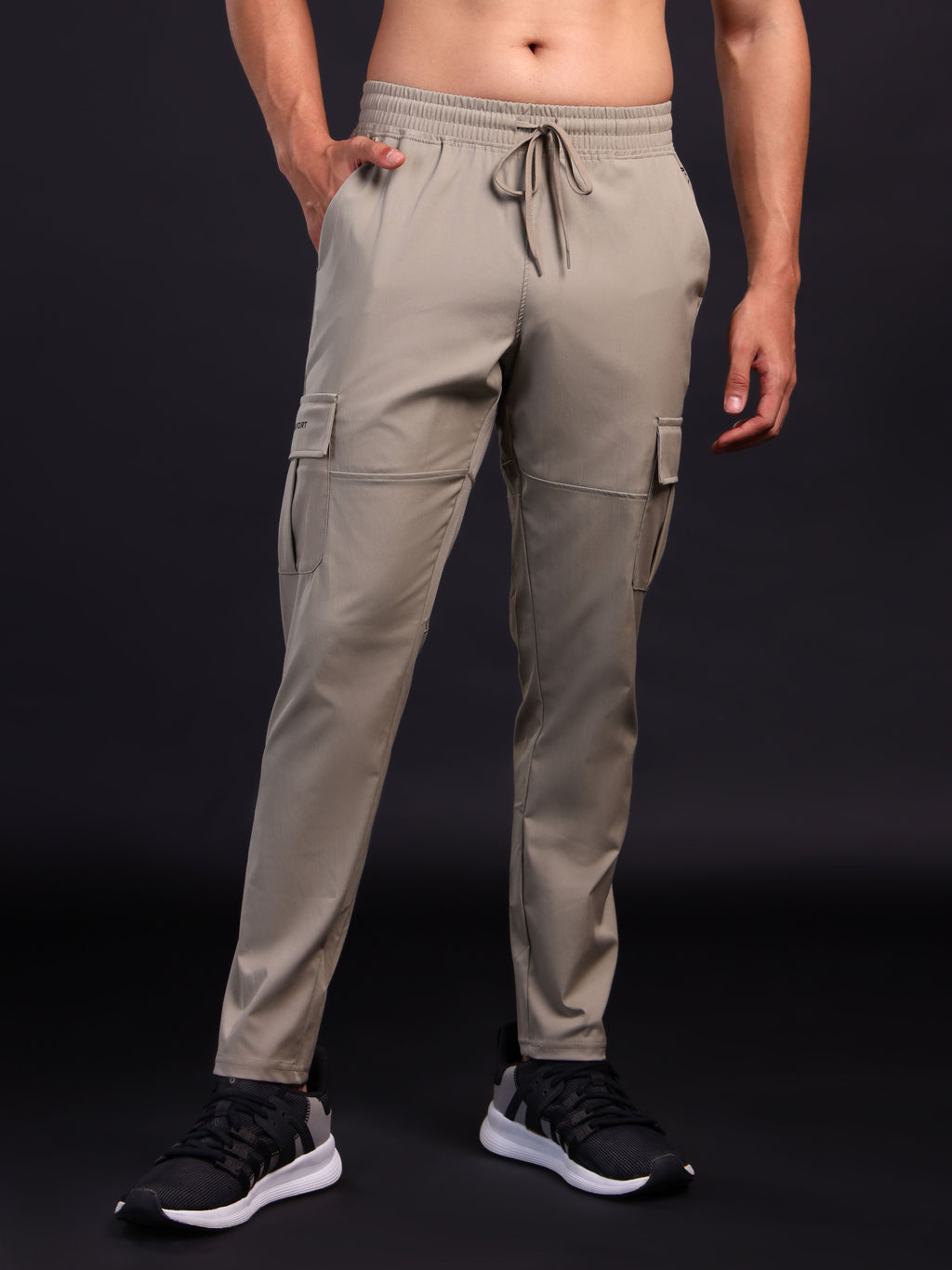 Technosport Cargo Trackpant (TS Flexi) - OR99 - KHAKI