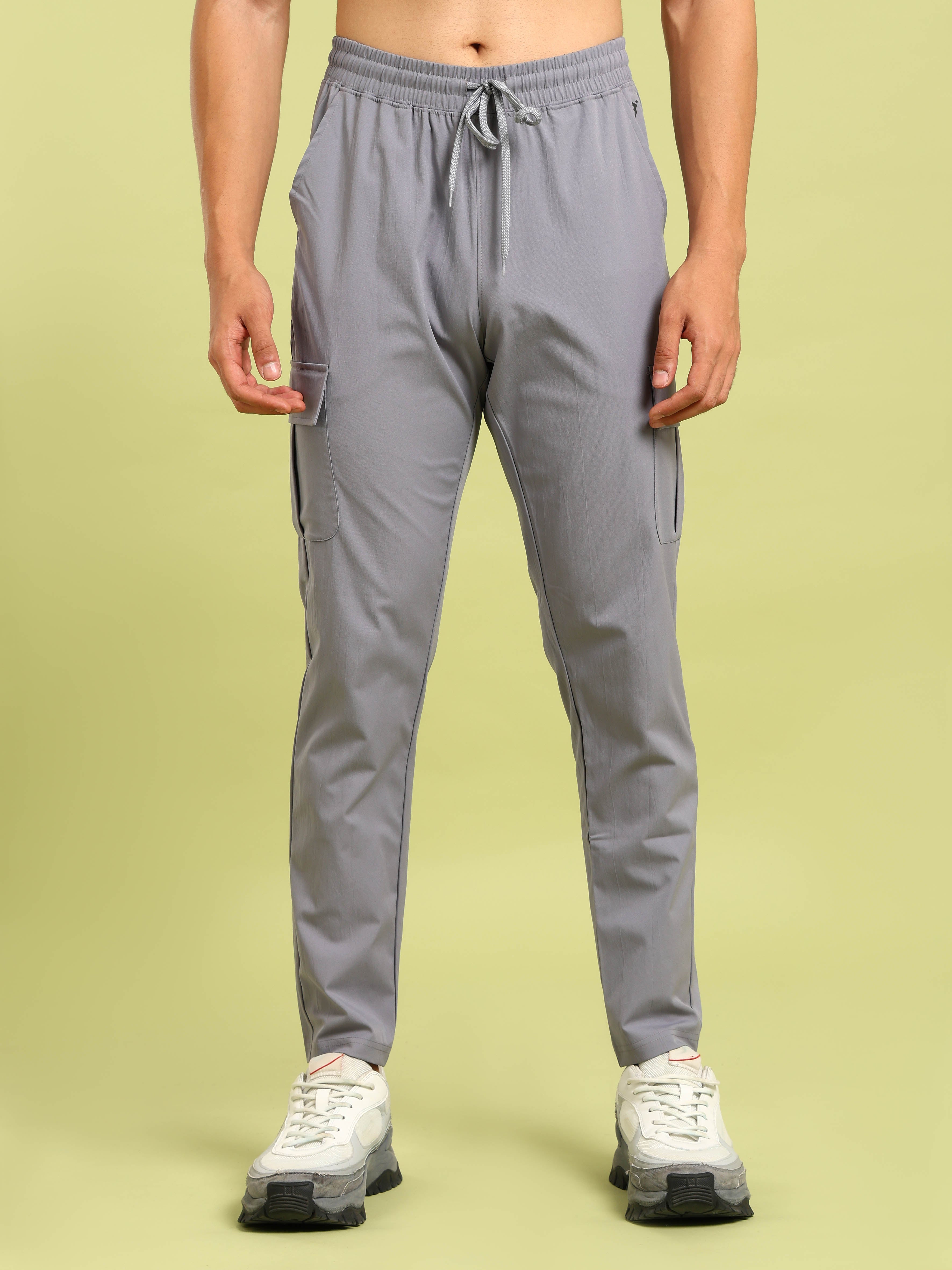 Technosport Cargo Trackpant (TS Flexi) - OR99 - LT GREY B