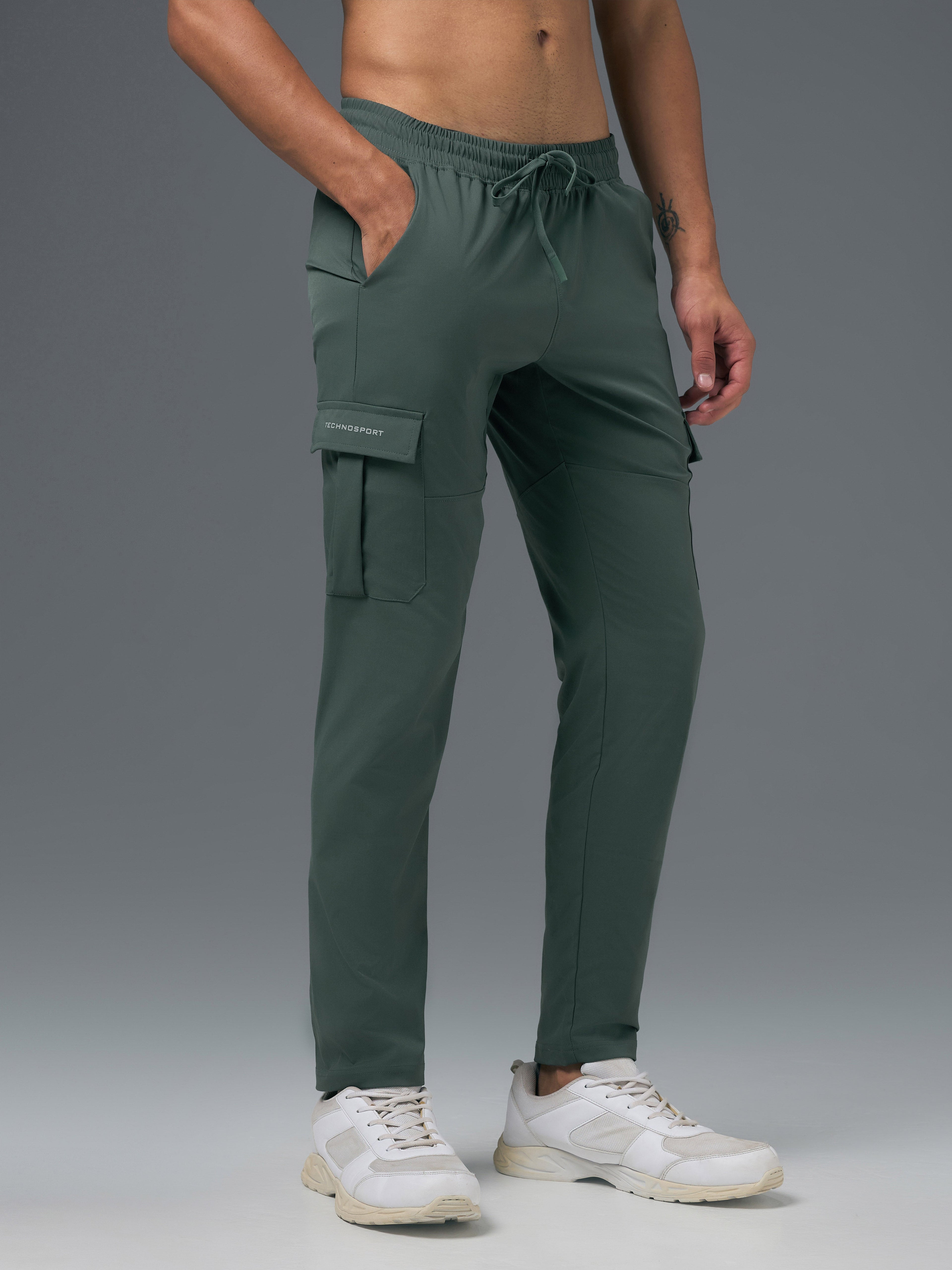 Technosport Cargo Trackpant (TS Flexi) - OR99 - TREKKING GREEN