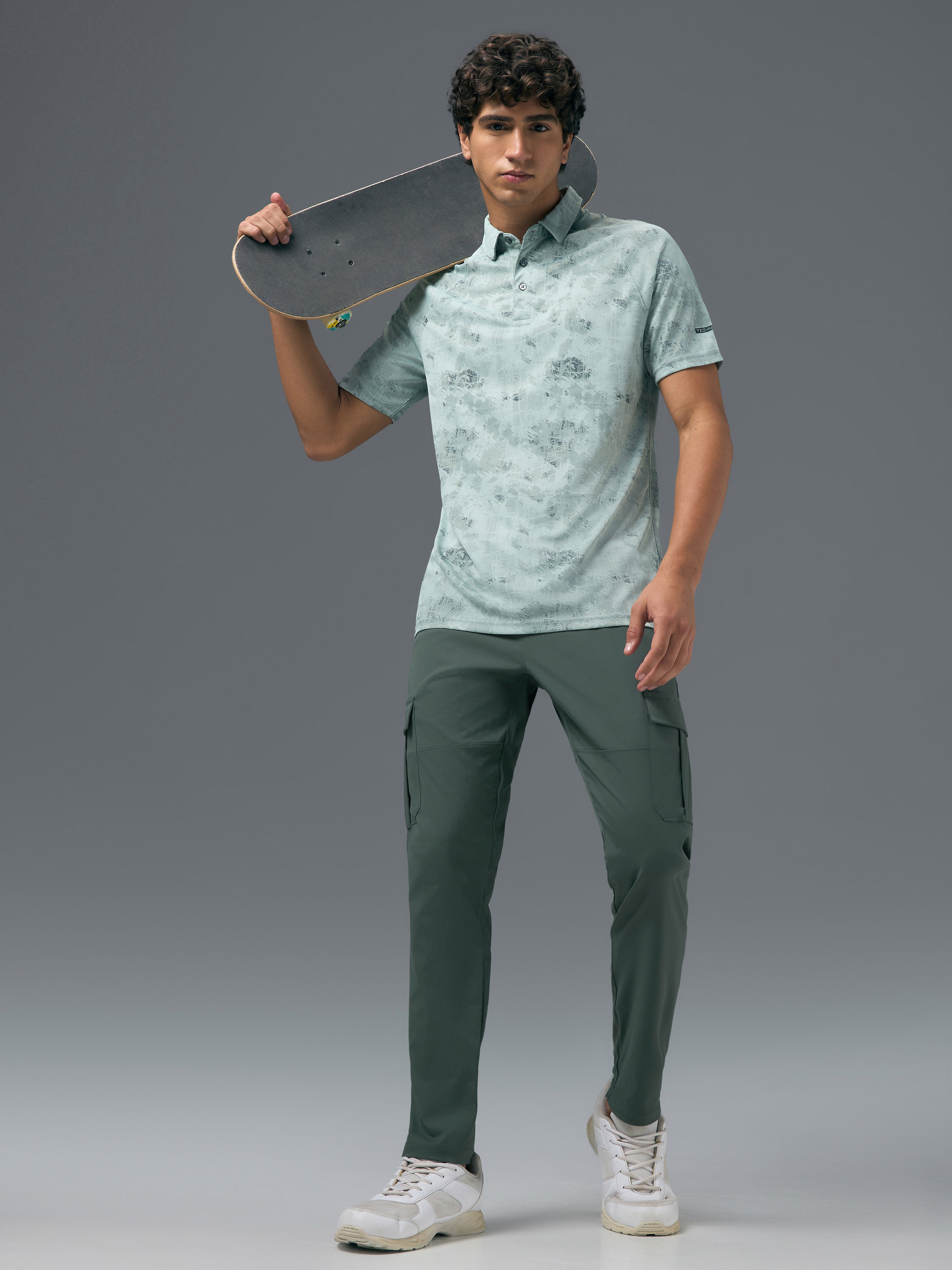 Technosport Cargo Trackpant (TS Flexi) - OR99 - TREKKING GREEN