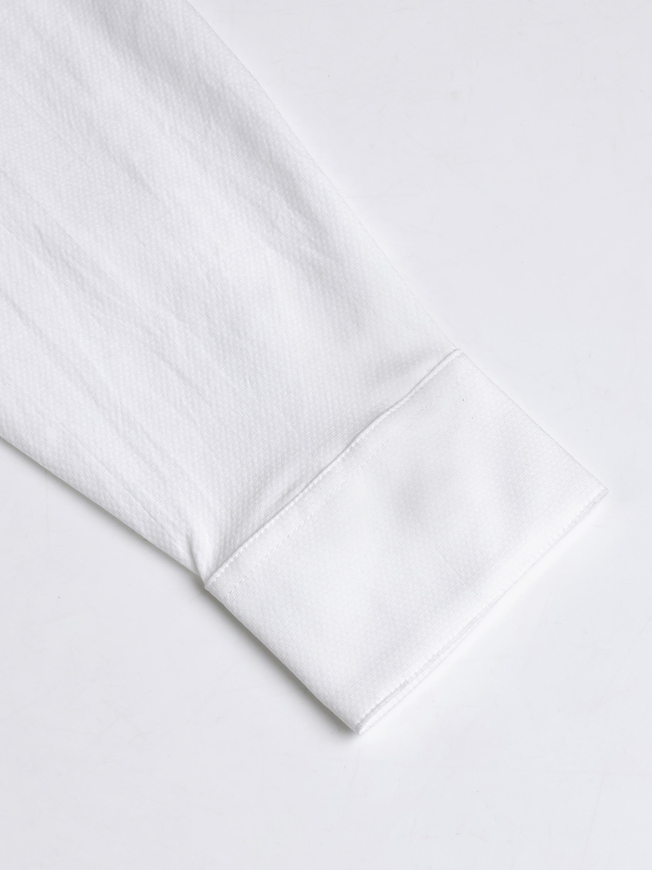 Technosport Men Solid Shirt (LS Lytra) - P823 - WHITE