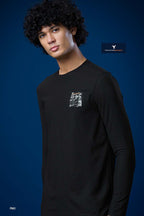 Technosport Solid Pique F/S TShirt - P903 - BLACK