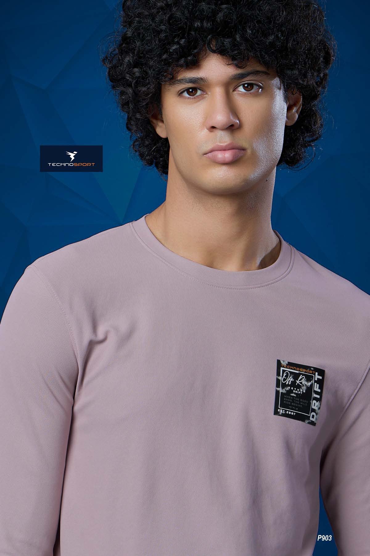 Technosport Solid Pique F/S TShirt - P903 - DUSTY PINK