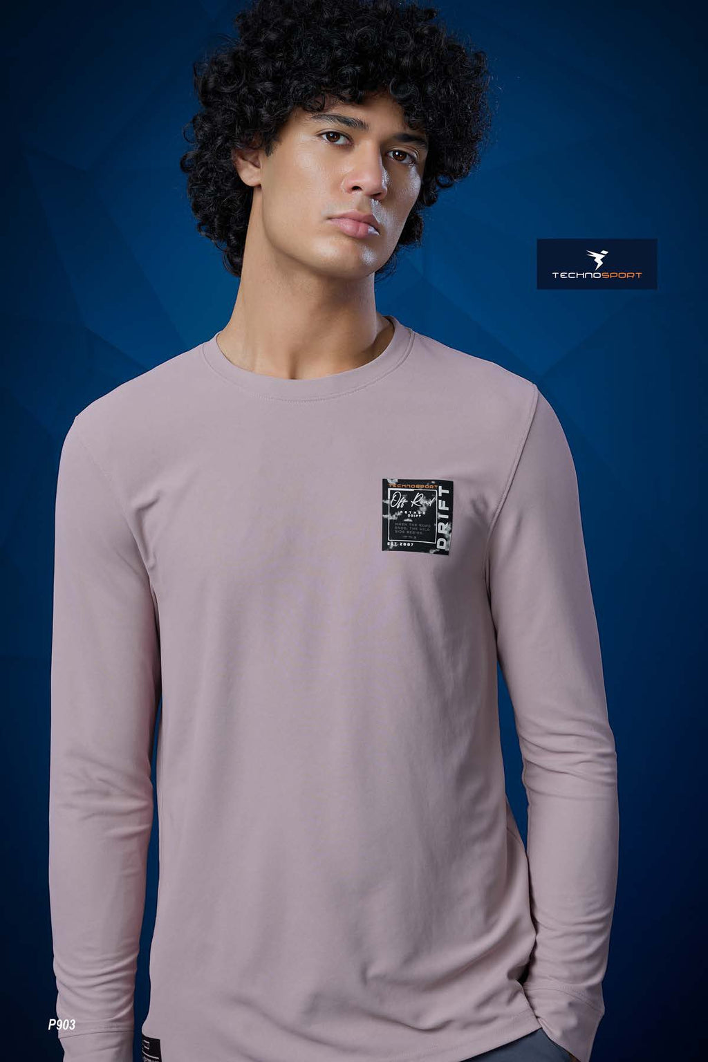 Technosport Solid Pique F/S TShirt - P903 - DUSTY PINK