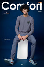 Technosport Solid Pique F/S TShirt - P903 - GRAY RIDGE