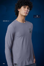 Technosport Solid Pique F/S TShirt - P903 - GRAY RIDGE