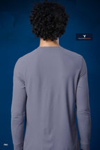 Technosport Solid Pique F/S TShirt - P903 - GRAY RIDGE