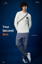 Technosport Solid Pique F/S TShirt - P903 - OFF WHITE