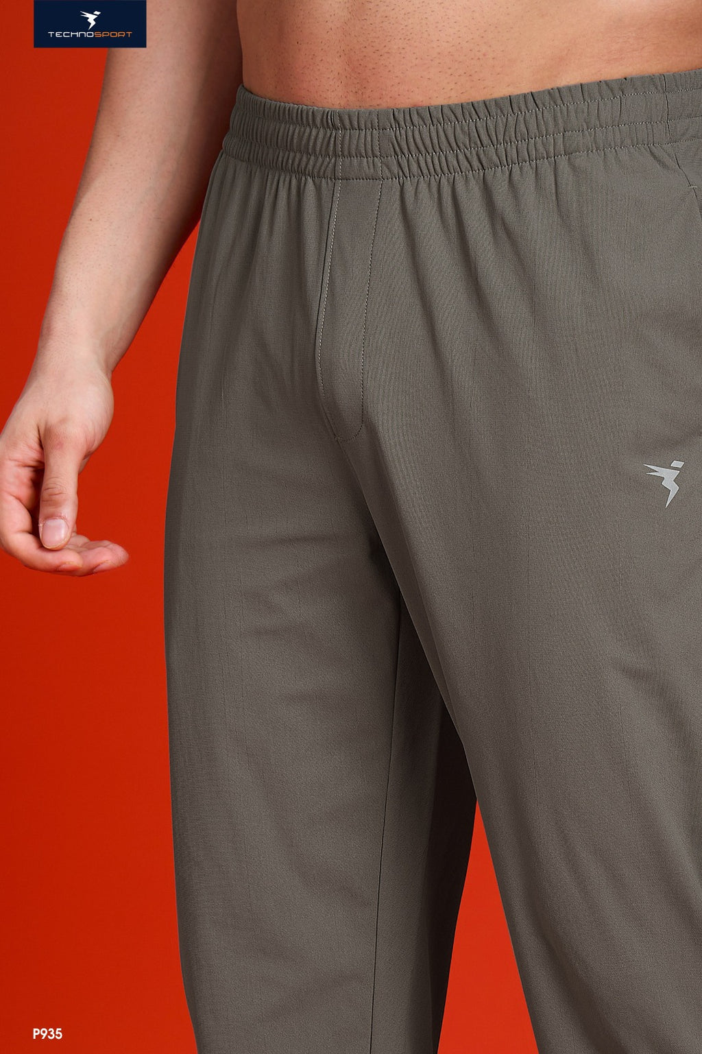 Technosport Regular Fit Trackpant (Dura Cool+) - P935 - SMOKEY OLIVE