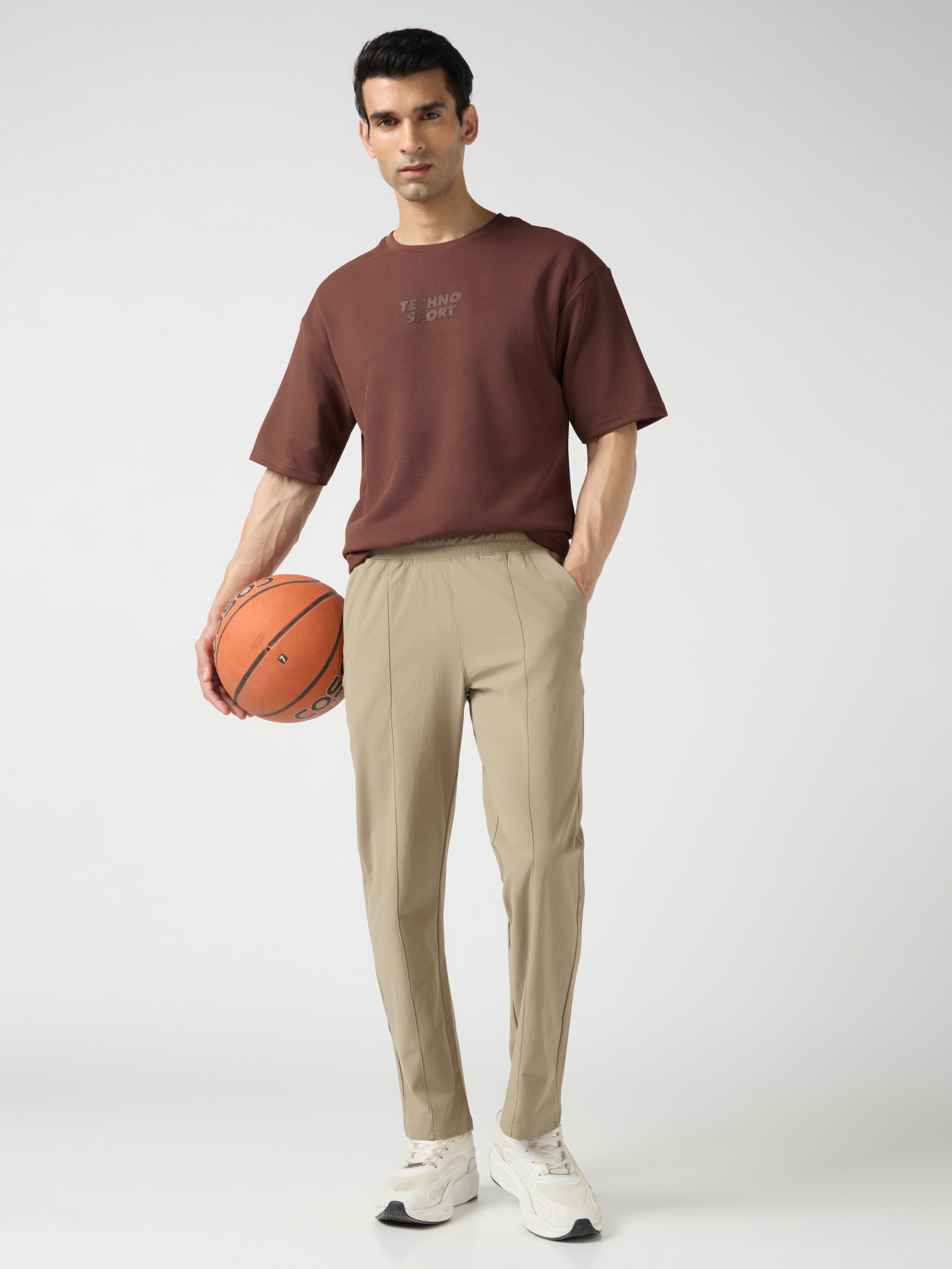 Technosport Trackpant (Duracool) - P936 - KHAKI