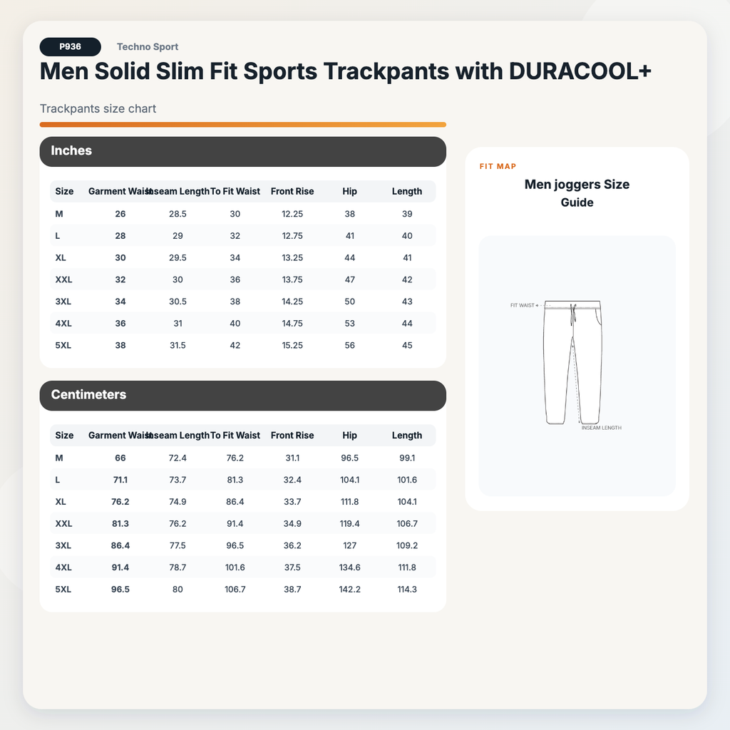 Technosport Trackpant (Duracool) - P936 - BLACK