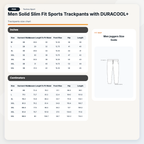 Technosport Trackpant (Duracool) - P936 - BLACK