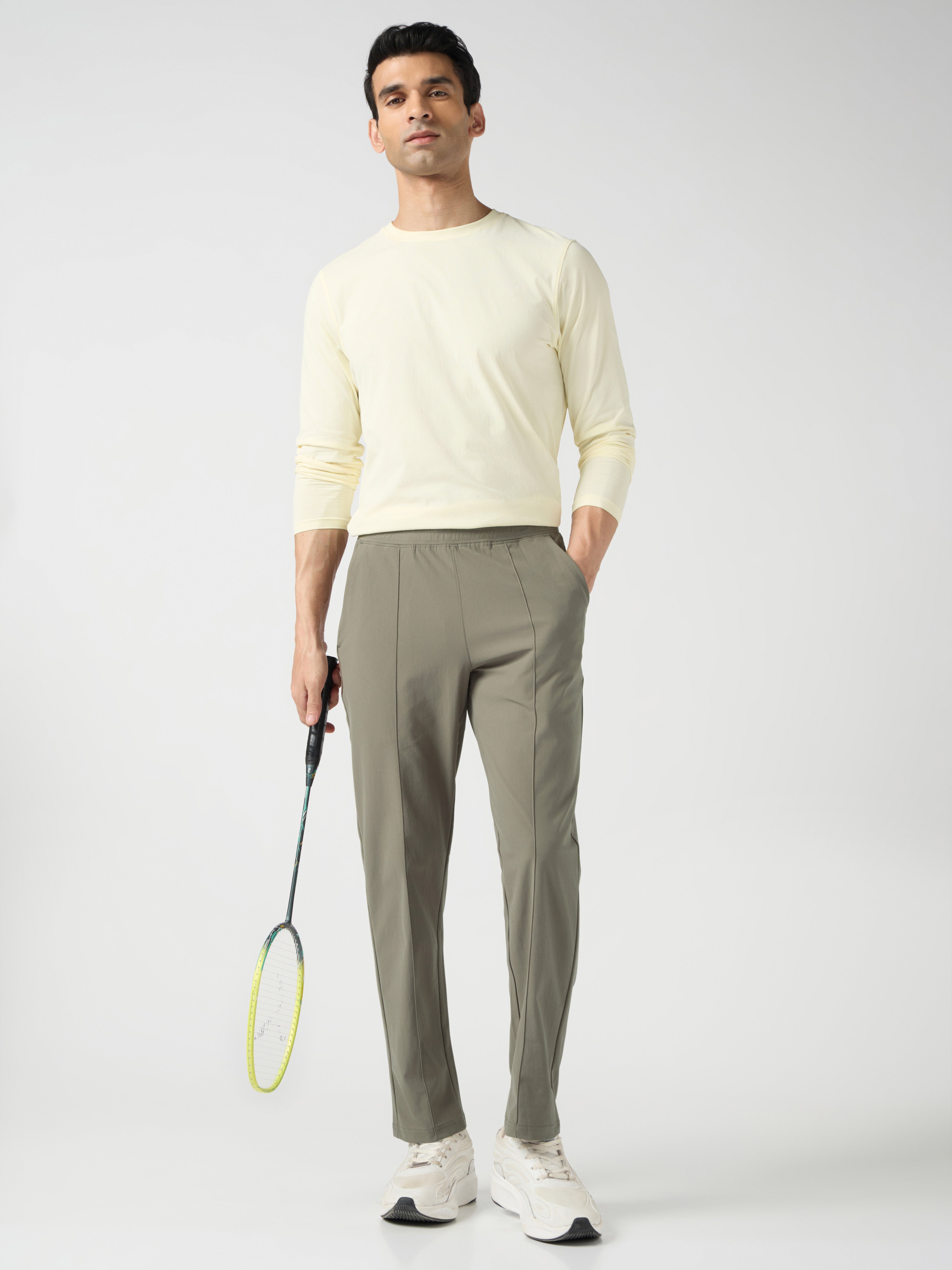 Technosport Trackpant (Duracool) - P936 - SMOKEY OLIVE