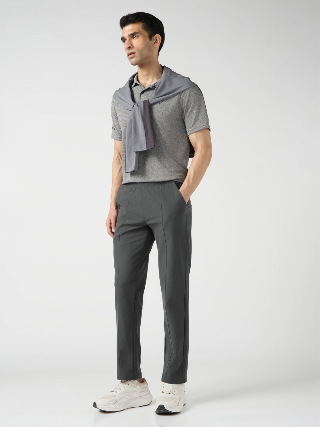 Technosport Trackpant (Duracool) - P936 - WOODLAND GRAY