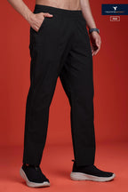 Technosport Comfort Fit Trackpant (Woven) - P939 - BLACK