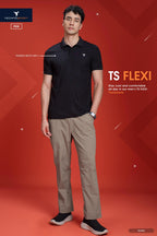 Technosport Comfort Fit Trackpant (Woven) - P939 - KHAKI