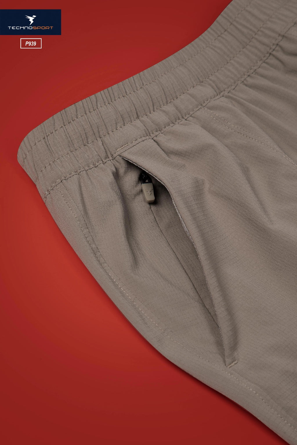 Technosport Comfort Fit Trackpant (Woven) - P939 - KHAKI