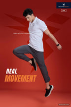 Technosport Comfort Fit Trackpant (Woven) - P939 - WOODLAND GRAY
