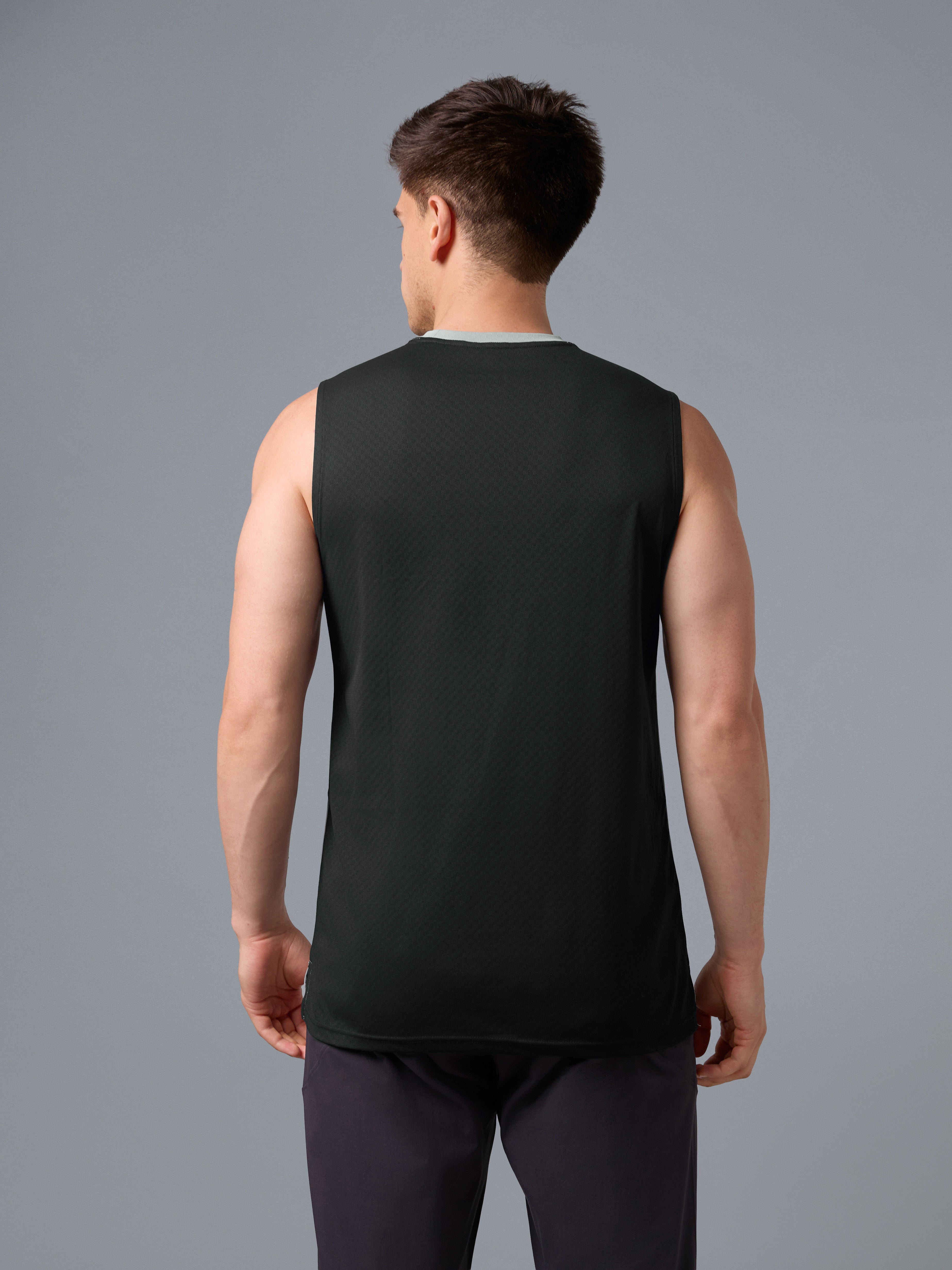 Technosport Men Sleeveless - P963 - ASH