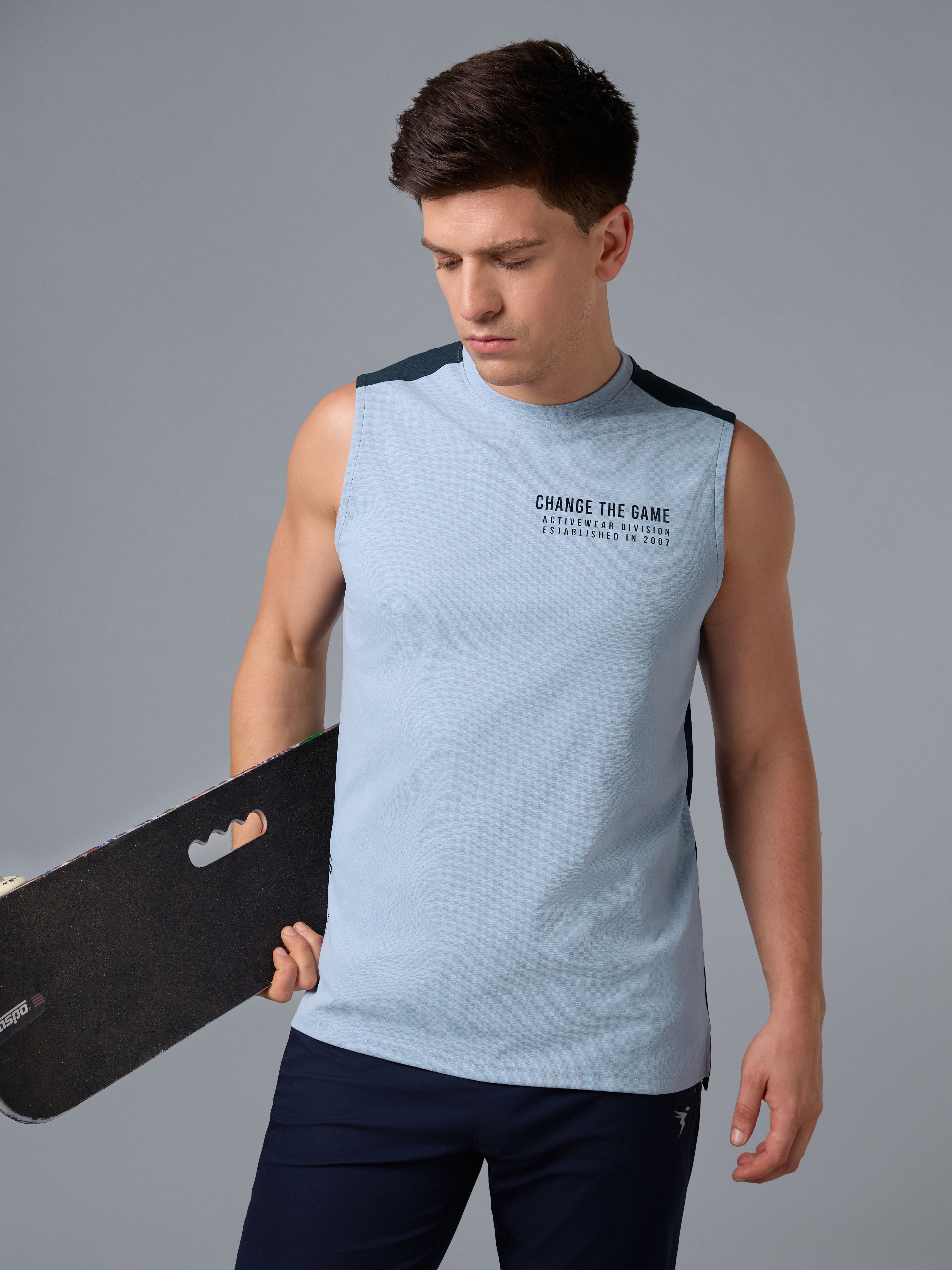 Technosport Men Sleeveless - P963 - MIDNIGHT BLUE