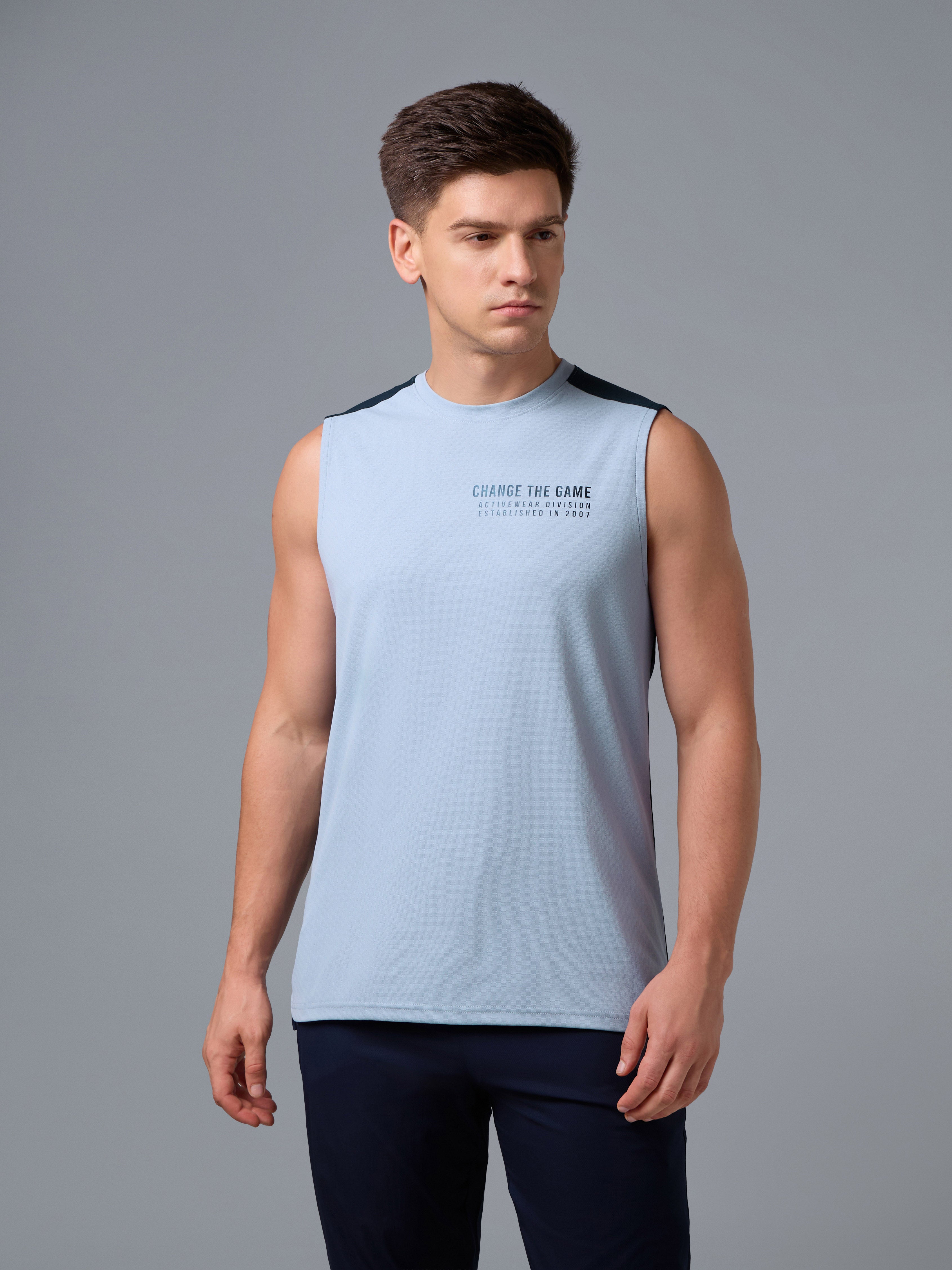 Technosport Men Sleeveless - P963 - MIDNIGHT BLUE