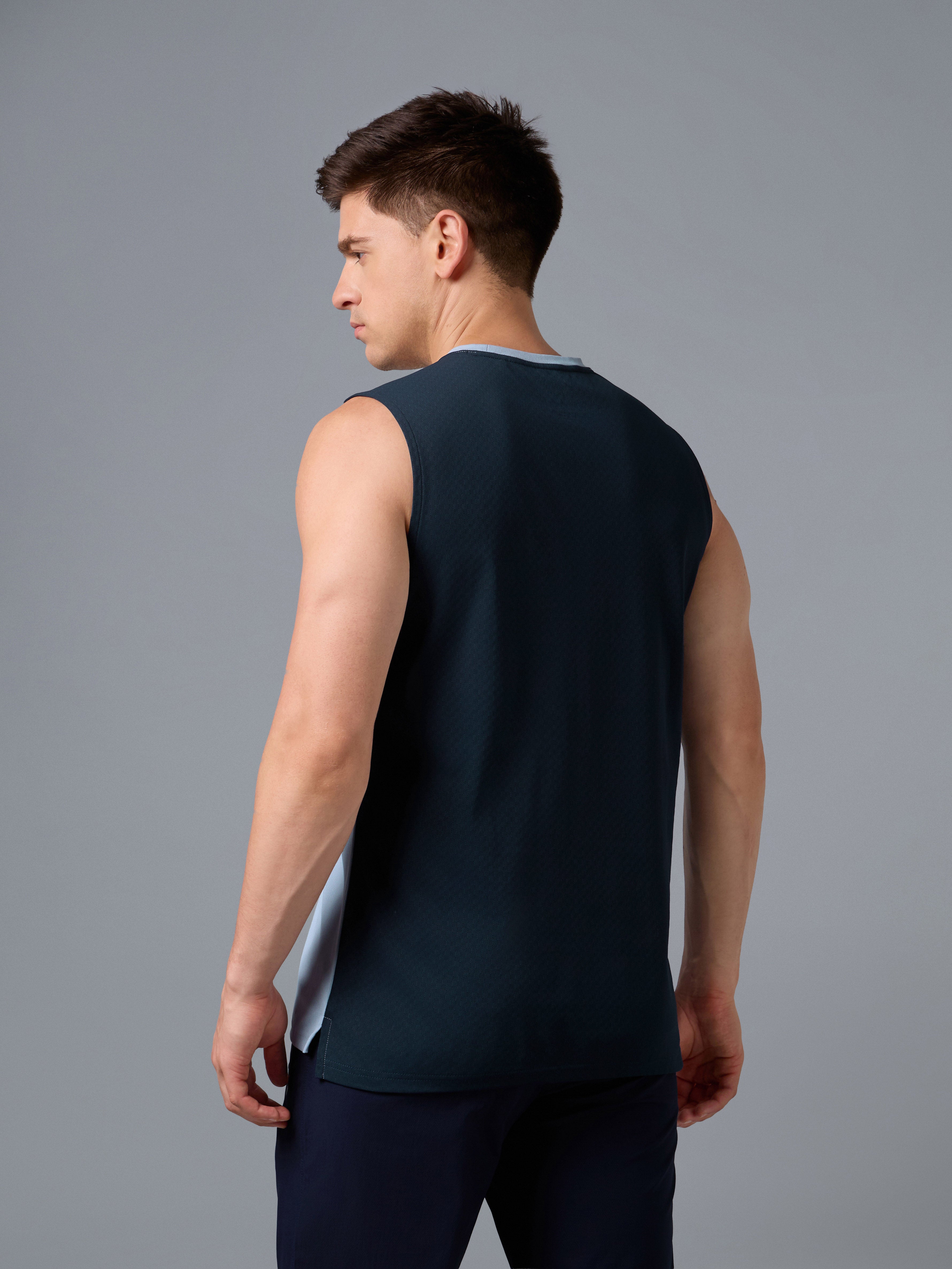 Technosport Men Sleeveless - P963 - MIDNIGHT BLUE