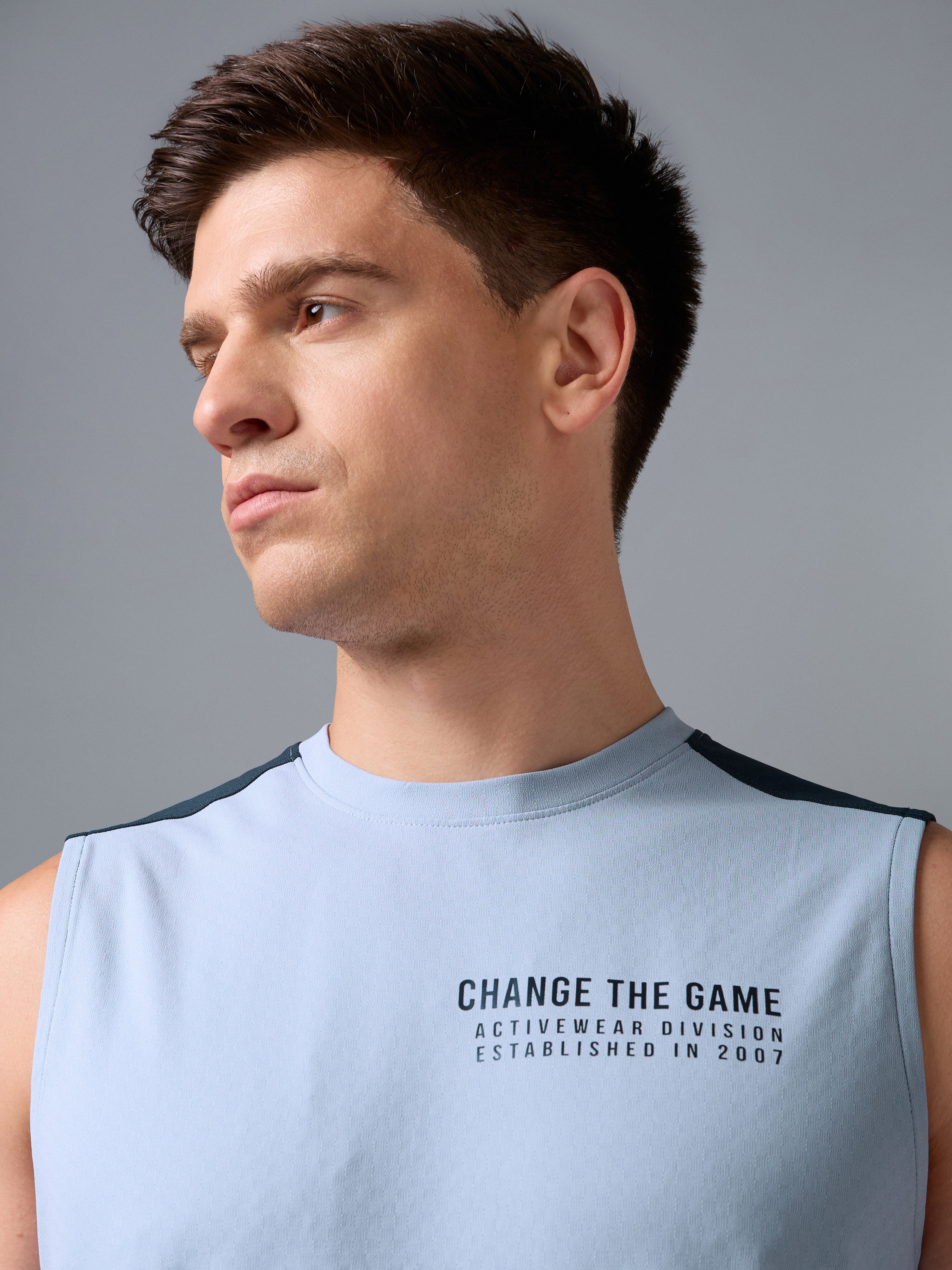 Technosport Men Sleeveless - P963 - MIDNIGHT BLUE