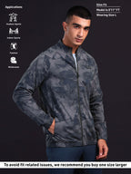 Technosport Printed Jacket (TS Flexi) - PM92 - BLACK STROKE