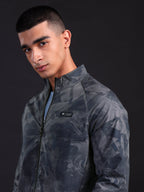 Technosport Printed Jacket (TS Flexi) - PM92 - BLACK STROKE
