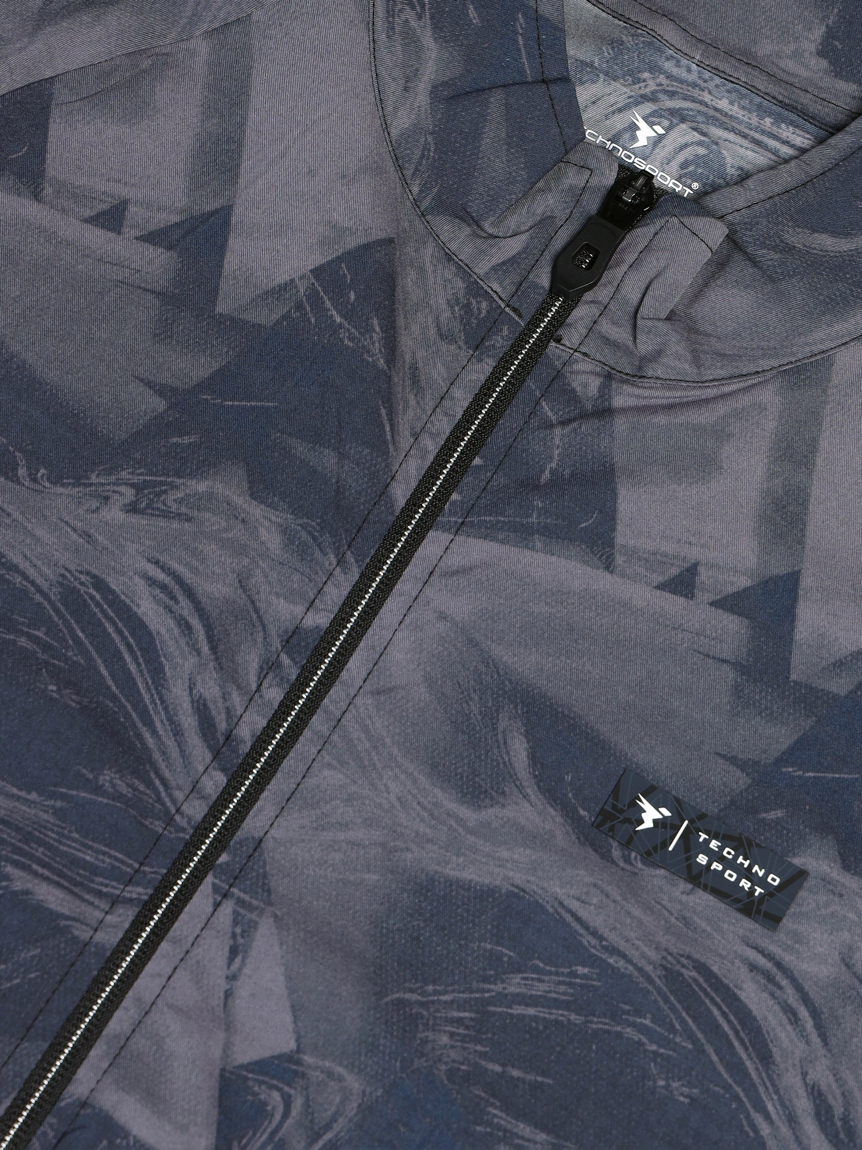 Technosport Printed Jacket (TS Flexi) - PM92 - BLACK STROKE