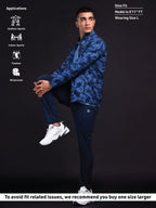 Technosport Printed Jacket (TS Flexi) - PM92 - BLUE CORAL