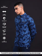Technosport Printed Jacket (TS Flexi) - PM92 - BLUE CORAL