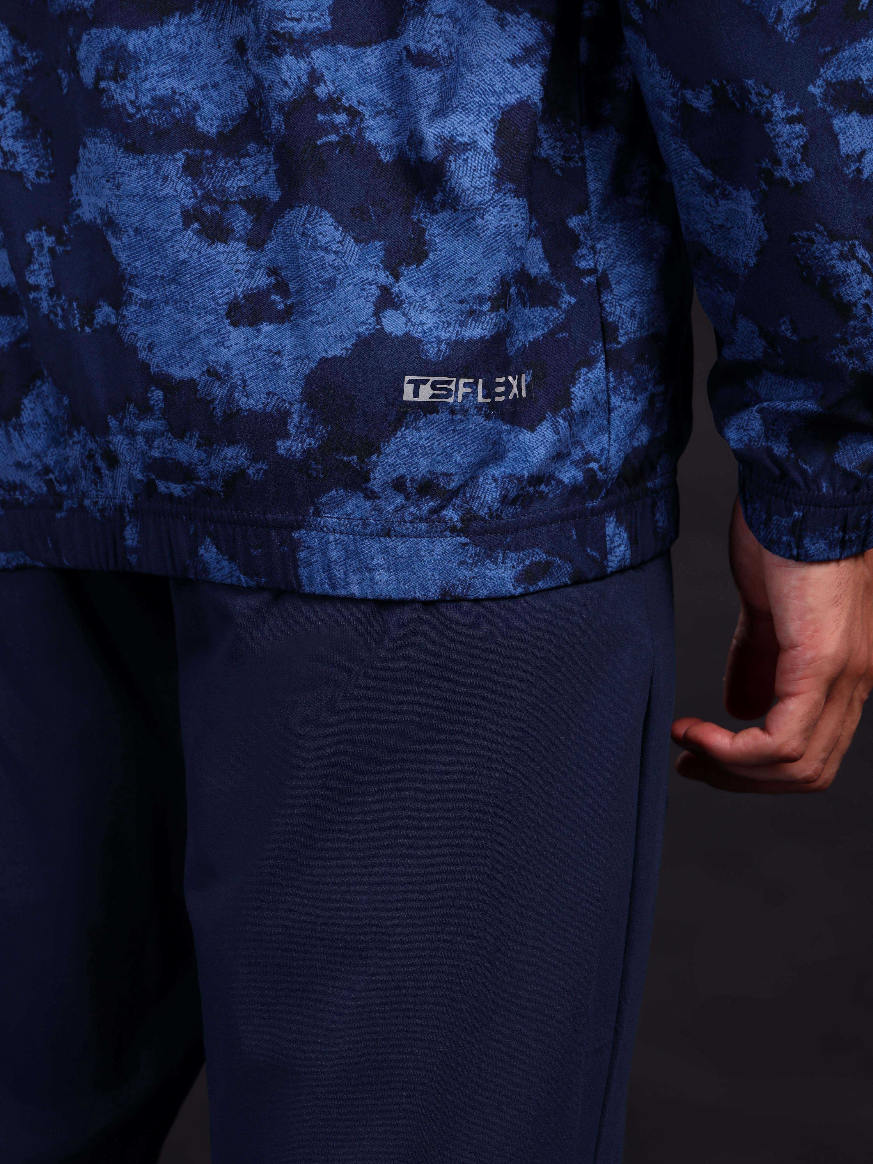 Technosport Printed Jacket (TS Flexi) - PM92 - BLUE CORAL