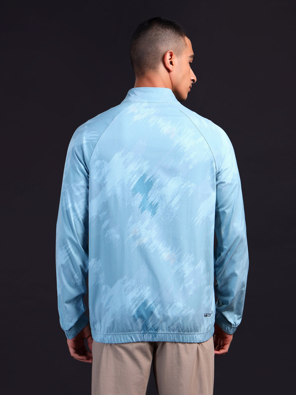 Technosport Printed Jacket (TS Flexi) - PM92 - BLUE WAVES