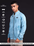 Technosport Printed Jacket (TS Flexi) - PM92 - BLUE WAVES