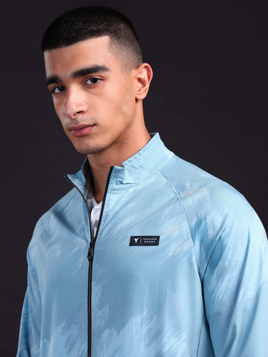 Technosport Printed Jacket (TS Flexi) - PM92 - BLUE WAVES