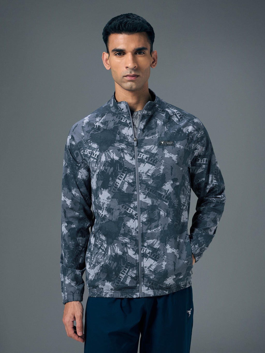 Technosport Printed Jacket (TS Flexi) - PM92 - COBALT SQUADRON