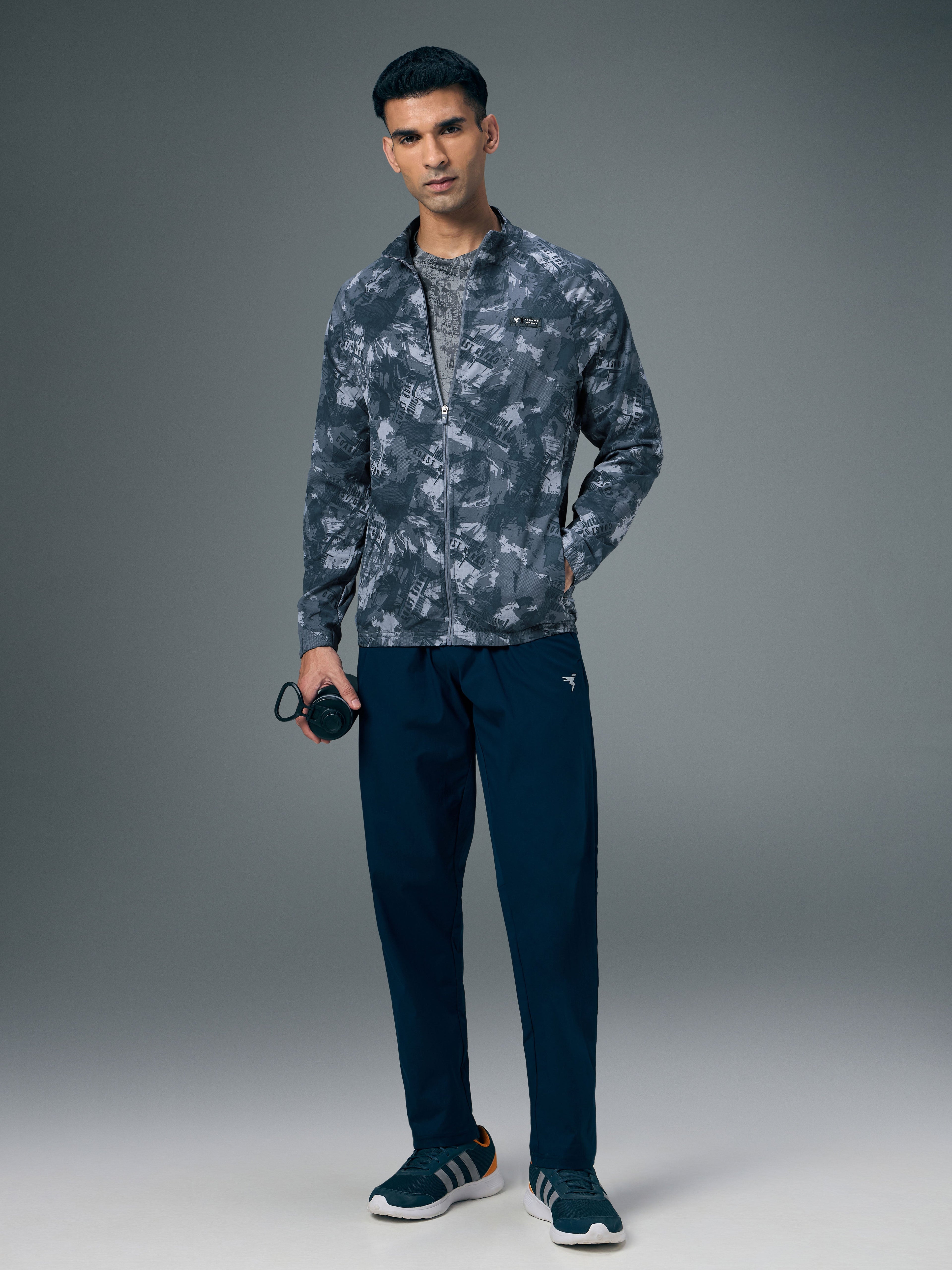 Technosport Printed Jacket (TS Flexi) - PM92 - COBALT SQUADRON
