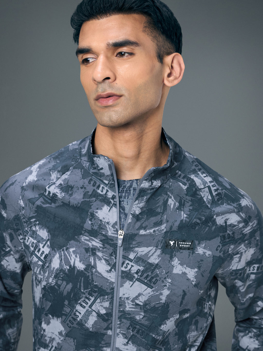 Technosport Printed Jacket (TS Flexi) - PM92 - COBALT SQUADRON