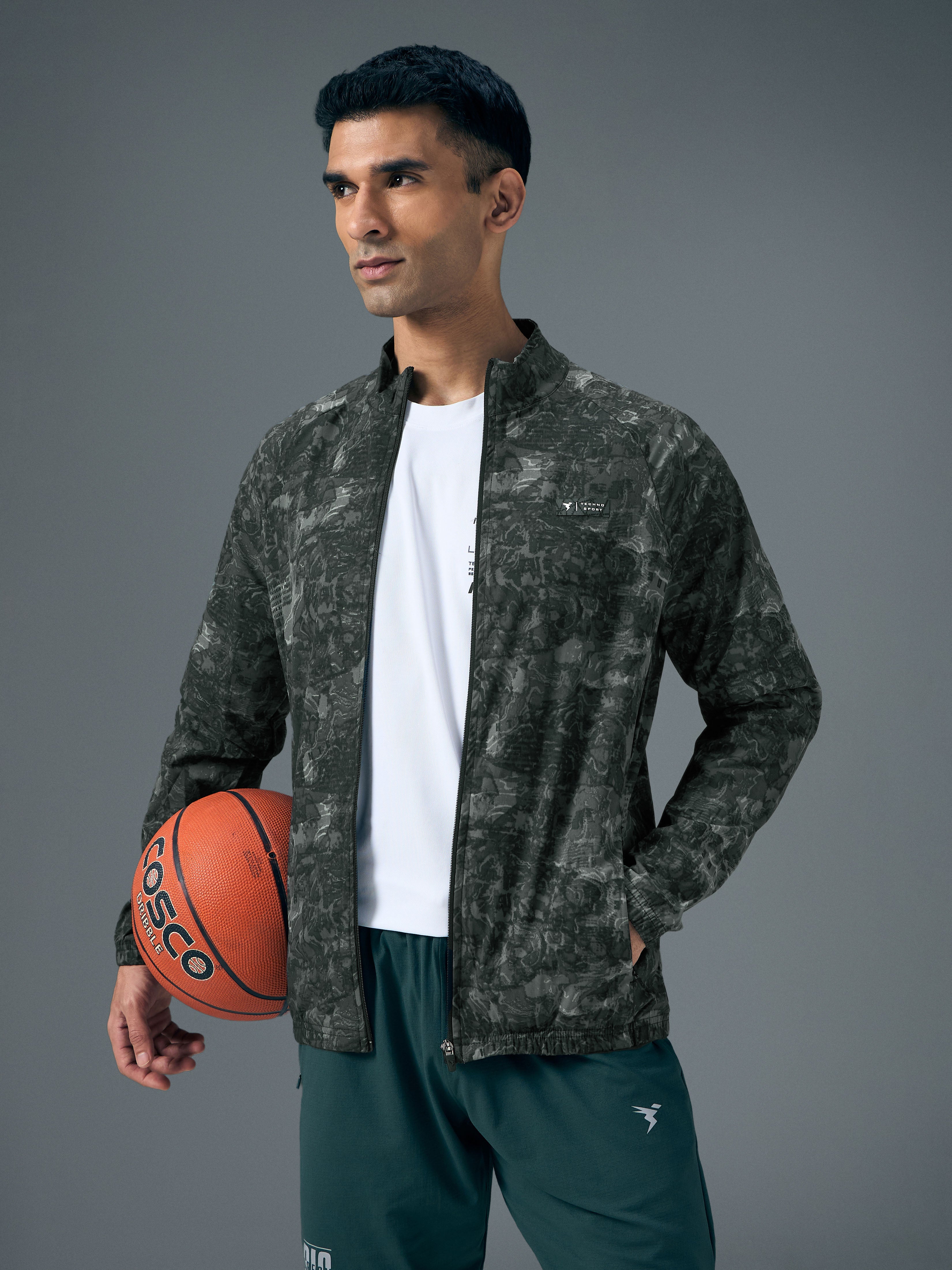 Technosport Printed Jacket (TS Flexi) - PM92 - DARK FORTRESS